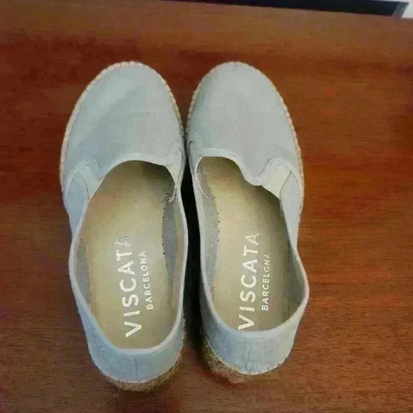 Viscata Barcelona Castell Canvas Espadrille Platforms - Picture 3 of 16